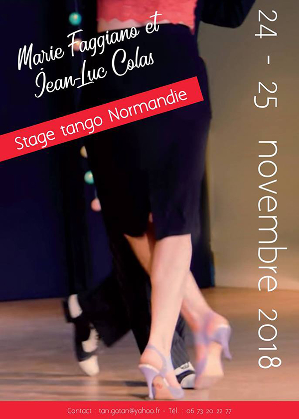 Stage Tango Jean-Luc COLAS - Normandie novembre 2018